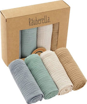 Asciugamani per bambini 60 x 60 cm, asciugamani di mussola, asciugamani per alimenti (set da 1)
