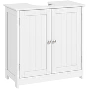 Mobile da bagno sottolavabo ¨C zephmum ¨C bianco legno 60x30x60 cm