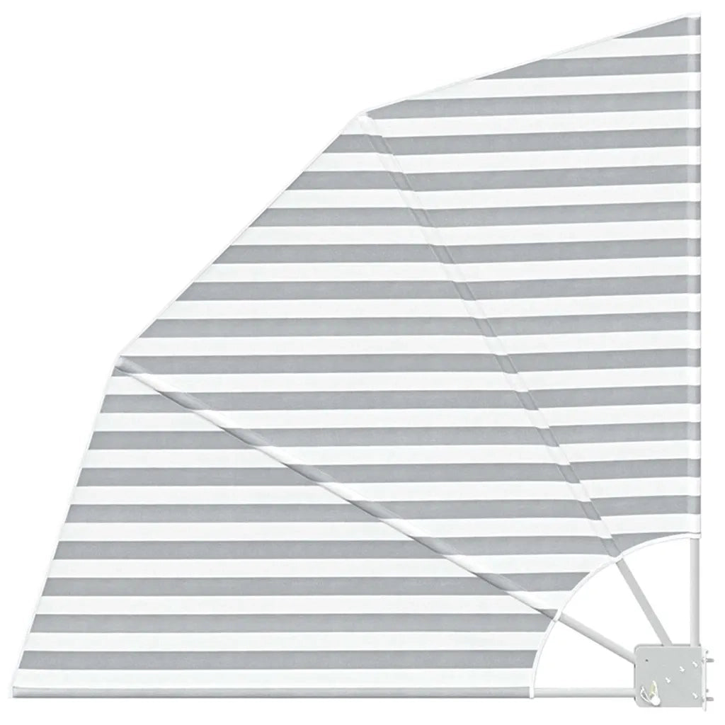 Schermo di Privacy per Balcone Antracite e Bianco 115 x 115 cm 42000913