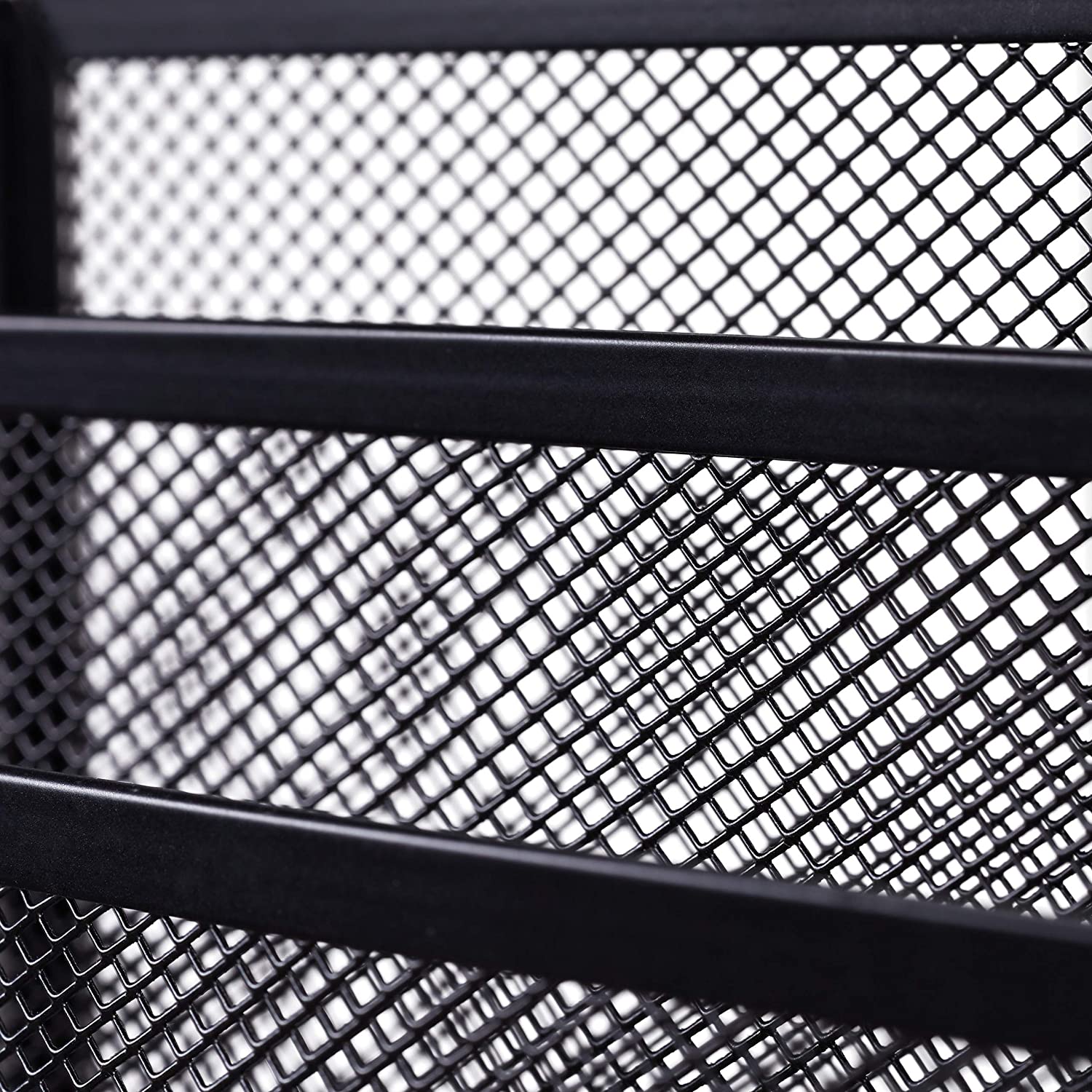 Portadocumenti da ufficio con 3 scomparti in metallo nero 13_0002385