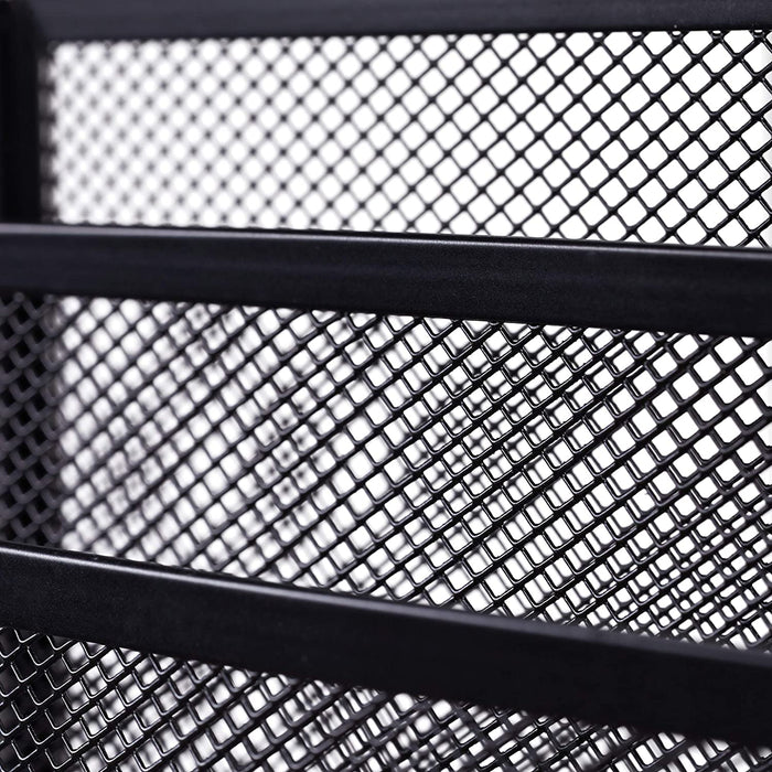 Portadocumenti da ufficio con 3 scomparti in metallo nero 13_0002385