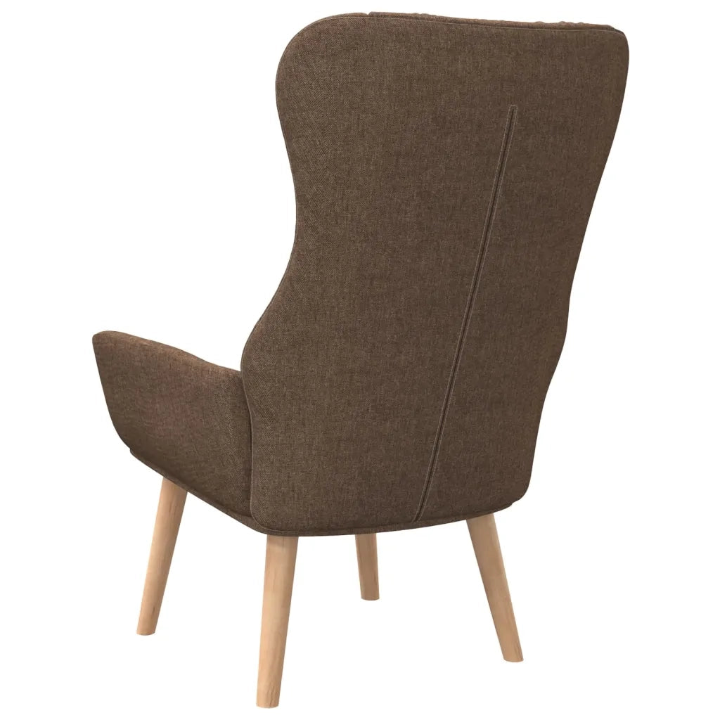 Poltrona Relax Marrone in Tessuto 341397
