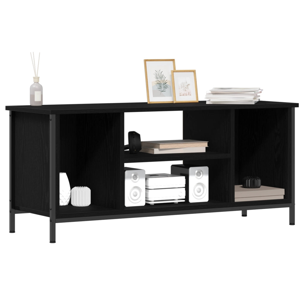 Centro di intrattenimento in rovere nero Rovere nero
