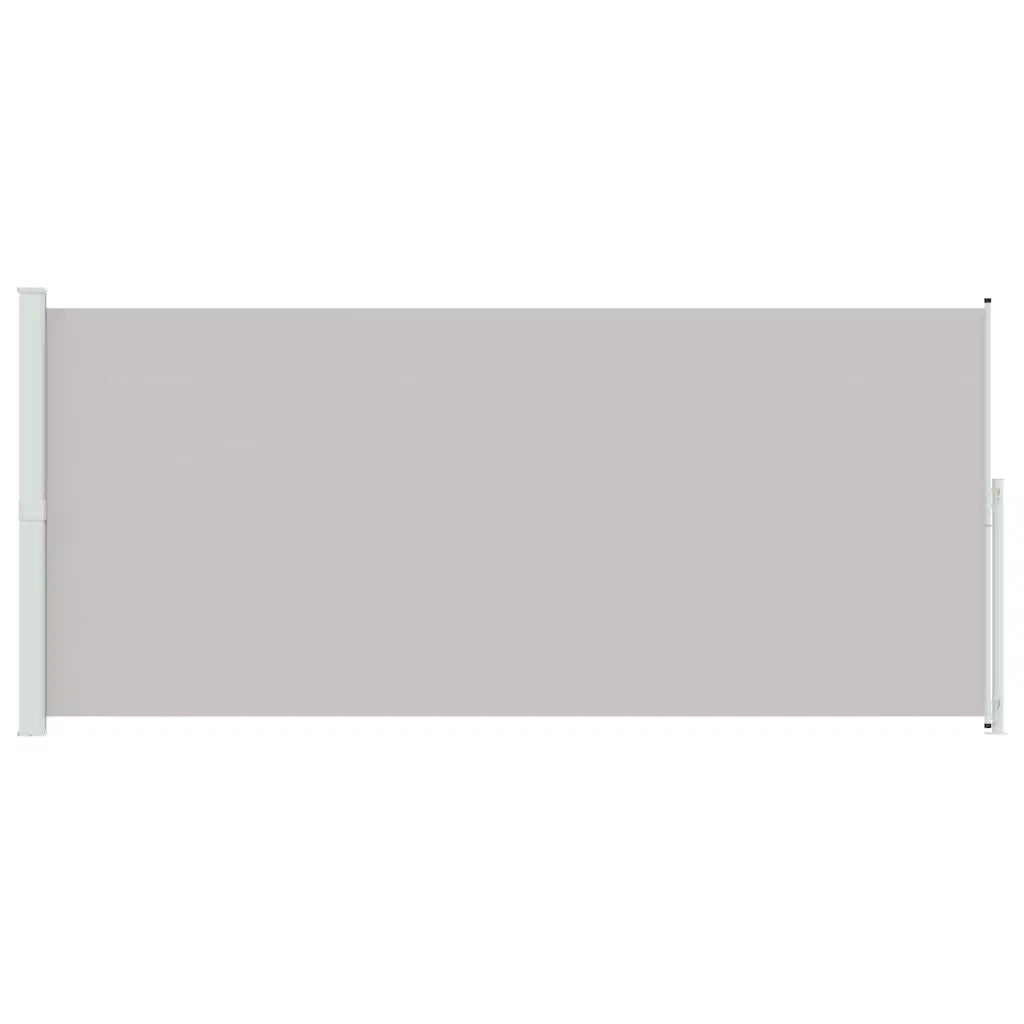 Tenda Laterale Retrattile per Patio 220x514 cm Grigia 313431