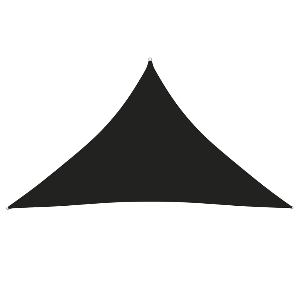 Vela ombreggiante triangolare in tessuto Oxford 2,5 x 2,5 x 3,5 m nero 02_0009800