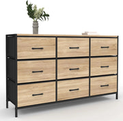 Baúl de tela de 9 cajones UTAH 115 CM mueble de almacenaje