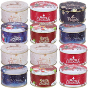 Dose di Cioccolatini Natale in Acciaio - 12 Pezzi - Contenitore di Caramelle - Cassetto di Regalo - Dose in Acciaio - 12 Stuks - Sicuro e affidabile
