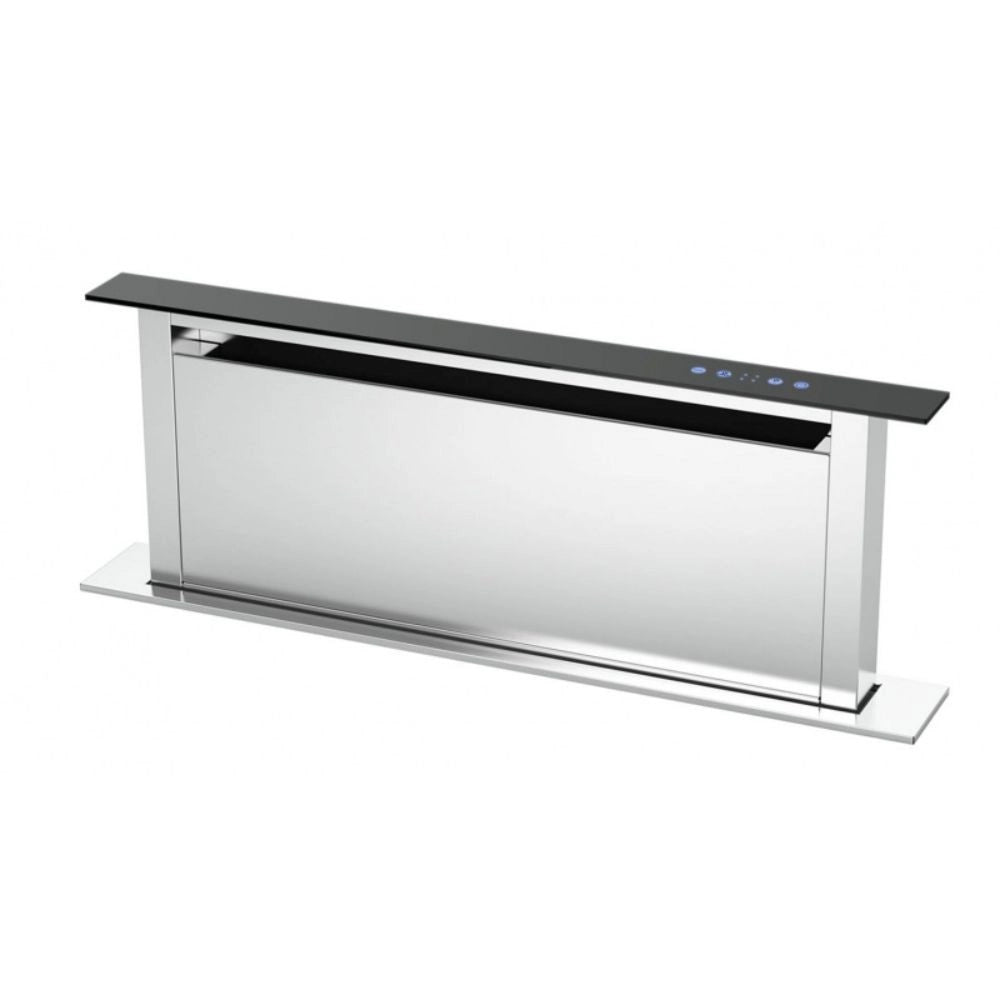 Cappa a scomparsa down draft Bertazzoni KDD90XA 90  acciaio inox e vetro nero classe A