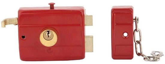 Cilindro di Sicurezza per Porta Esterna - Deurslot Buitendeur - Cilinderslot - Deurslot con Chiave - Blocco - Sicurezza in Metallo