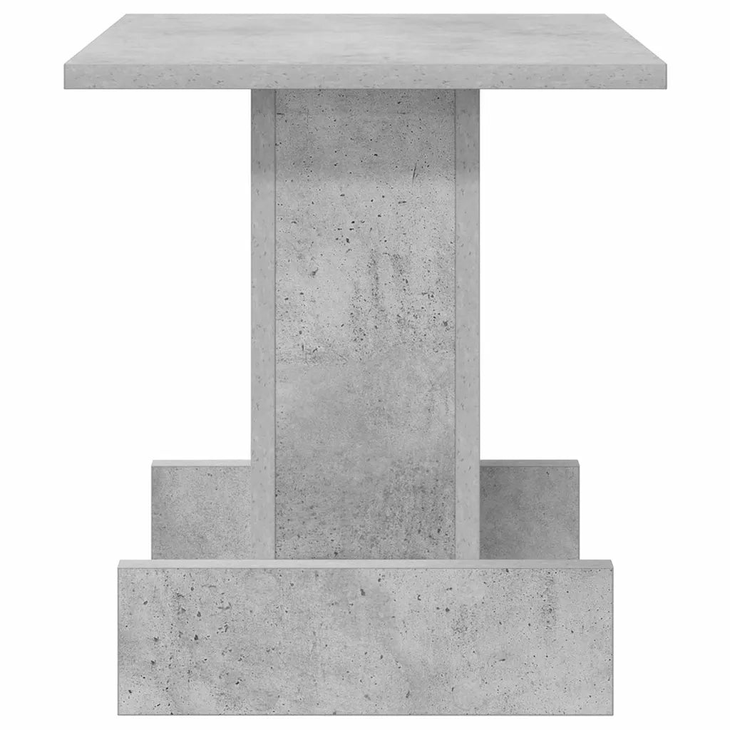 Tavolino Grigio cemento 35,5 x 35 x 40 cm Legno multistrato