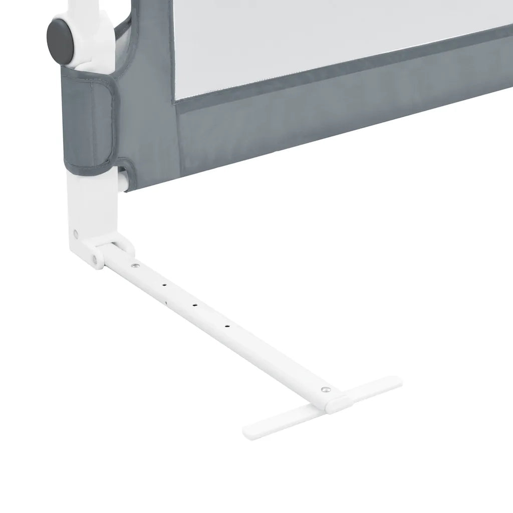 Sponde Letto di Sicurezza Bambini Grigio 150x42cm in Poliestere 10167