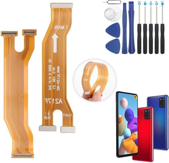 Cavo Flex a piatto - compatibile con Samsung Galaxy A21S A217 - cavo flex per la scheda madre - scheda madre Galaxy A21S - sostituzione - connessione - qualità.