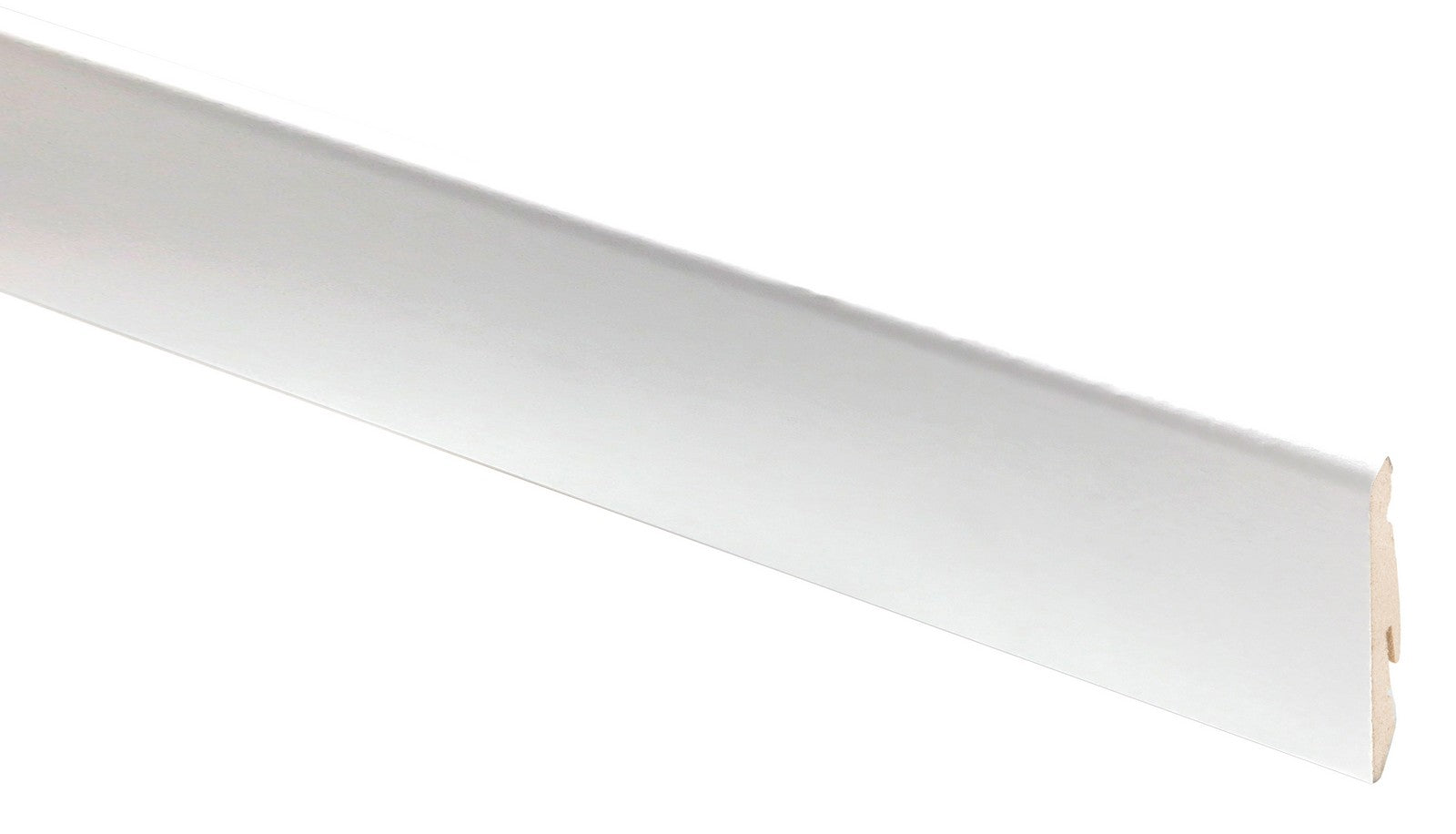 battiscopa bianco mdf cm 240x5,8x1,4 cod:ferx.9166