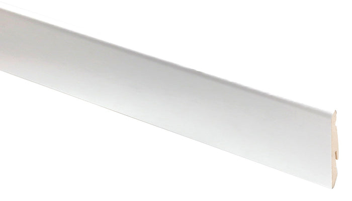 battiscopa bianco mdf cm 240x5,8x1,4 cod:ferx.9166