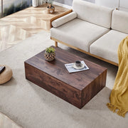 Tavolino da Caff¨¨ Rettangolare ¨C MINIMAL ¨C Effetto Noce, MDF, 90x50x30 cm