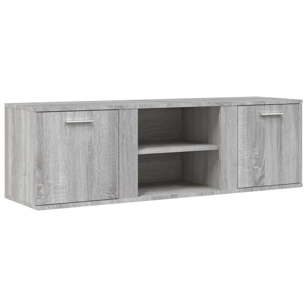 Mobile Porta TV-Credenza per TV Grigio Sonoma 120x34x37 cm in Legno Multistrato