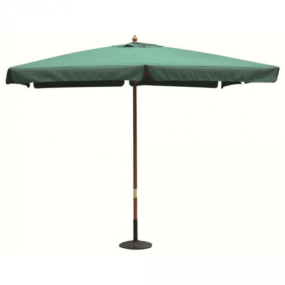 Ombrellone da Giardino 3x3 m Palo Ø48 mm Fantasy in Legno Verde