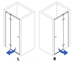 Porta Doccia Rea Atlas 100 Chrome destra