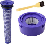 Unità di filtro rimovibile - Set di filtri HEPA - Sostituzione premium - Adatto per Dyson V7 V8 - Pezzi di aspirapolvere - Per la pulizia ottimale...