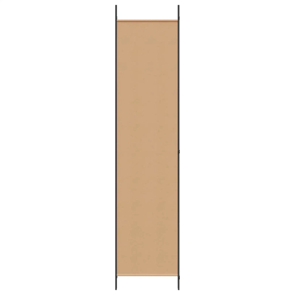 Paravento a 3 pannelli Beige 150 x 220 cm Tessuto 42039211