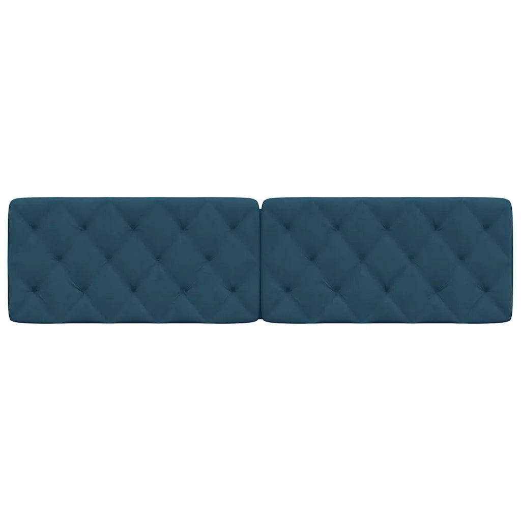 Cuscino Testiera Blu 200 cm in Velluto CFW2672450