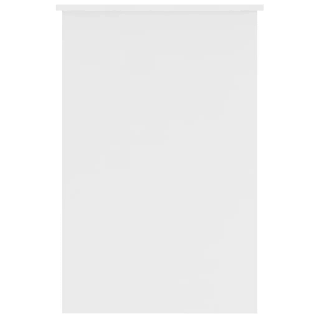 Scrivania-Scrivanie per ufficio e studio-Scrittoio Bianca 100x50x76 cm in Legno Multistrato