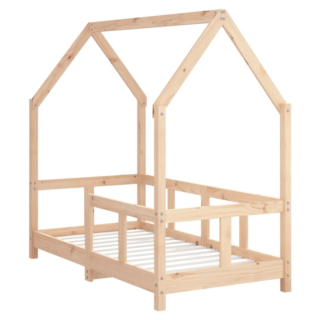 Giroletto per Bambini | Letto Infantile | Lettino 70x140 cm in Legno Massello di Pino