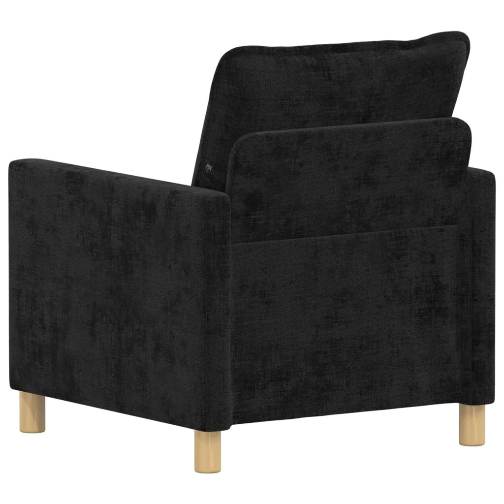 Divano Nero 76 x 81 x 87,5 cm Poliestere 42028780