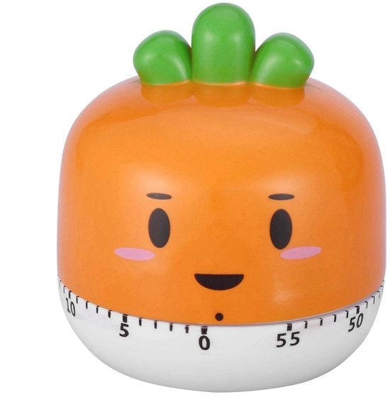 Timer Cottura Manuale - Contaportions di Verdure - 1 pezzo - Arancione