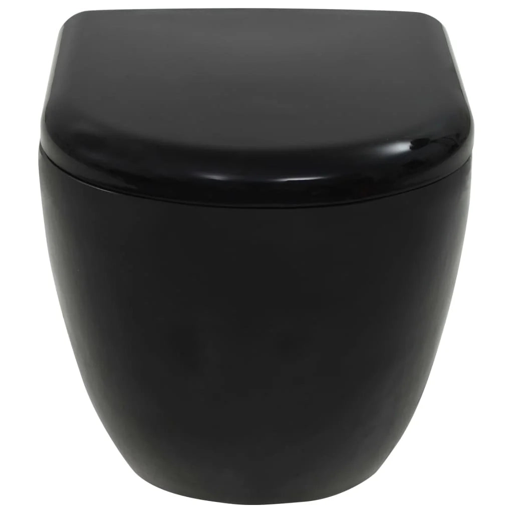 Kit completo per WC sospeso con cassetta di scarico in ceramica nera nascosta 02_0003580
