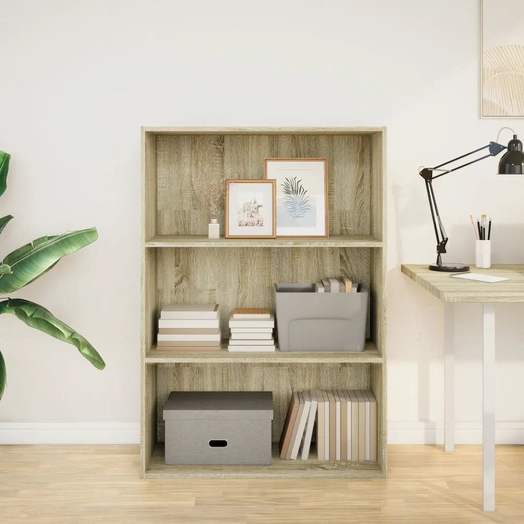 Libreria Rovere Sonoma 80x30x114 cm in Legno Multistrato 857933