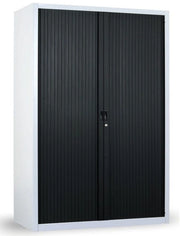 Armadio in metallo verniciato a serrandina da ufficio cm. 100x47x155h