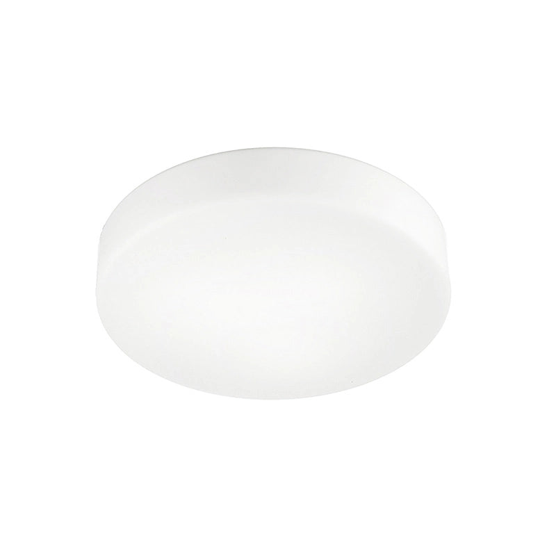 Binnie Applique Plafoniera Tonda Vetro Satinato E27 IP20 40cm - Rossini Group - Lampada rotonda versatile per interni