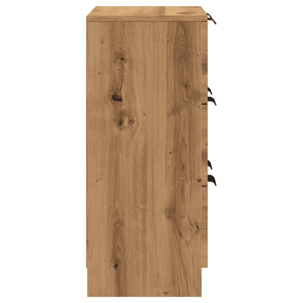 vidaXL Credenza Rovere Artigianale 60x30x70 cm in Legno Multistrato