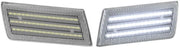 2 pezzi di lampade LED di sostituzione - luce bianca intensa - scala trasparente