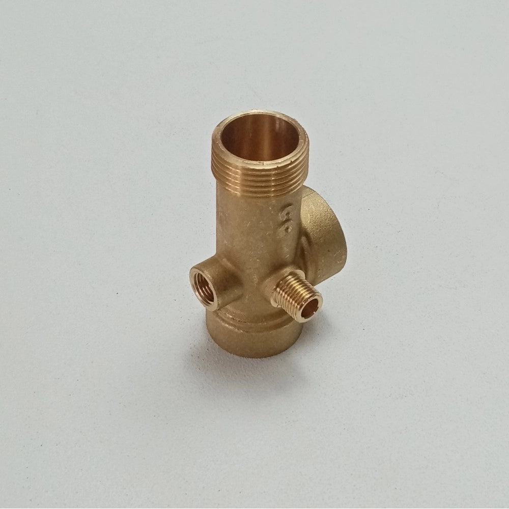 Raccordo 5 vie ottone da 1 per 92mm per autoclave e pressione acqua
