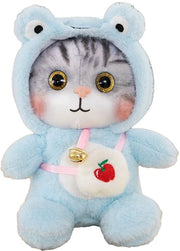 Gatto di Peluche - Materiale Pluche - Regalo per Bambini - Pelle Amica - Aspetto Carino - Materiale PP Resistente - Gatto da Abbracciare