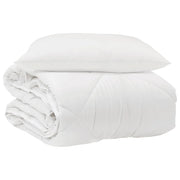 Piumone | Duvet per Tutte le Stagioni con cuscino 2 pz Bianco Microfibra