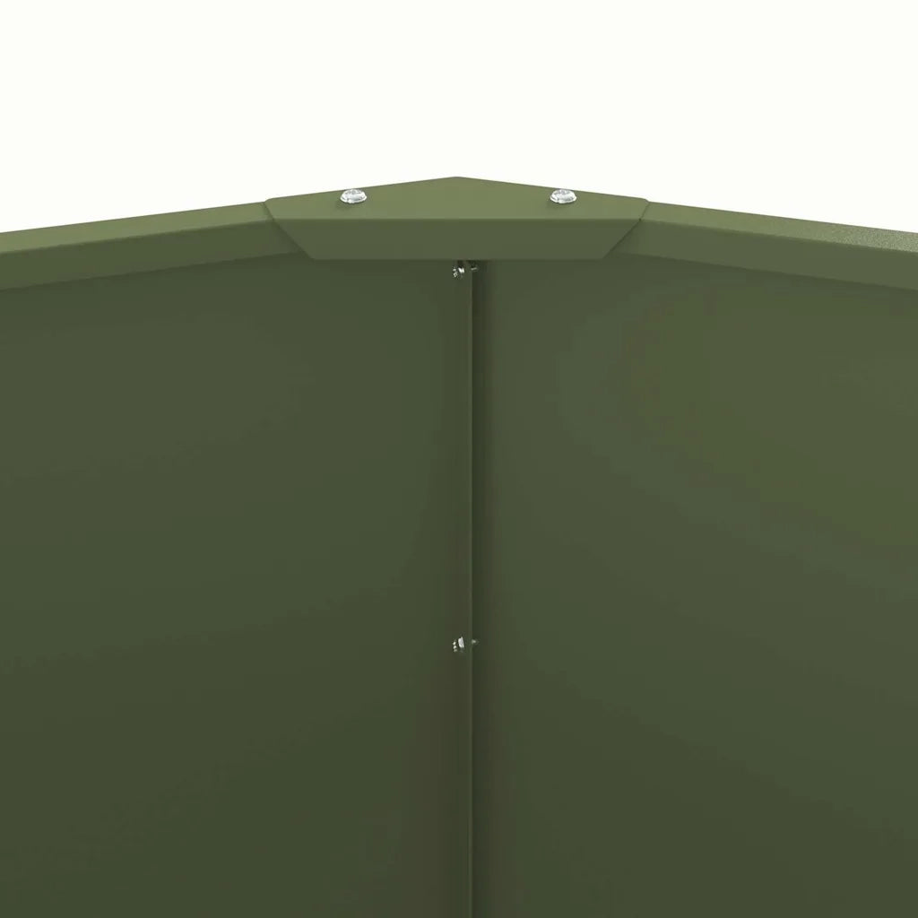 Fioriera Verde oliva 60 x 60 x 50 cm Acciaio 883762
