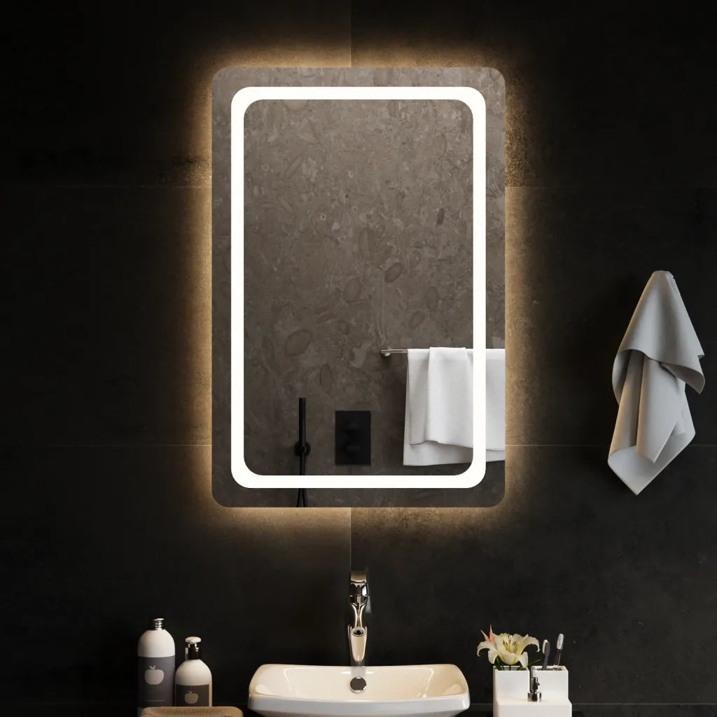 Specchio da Bagno con Luci LED-Specchio per Bagno 60x90 cm 120960