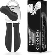 Apri-bottiglie multifunzionale a 4 in 1 con manico - apri-bottiglia multifunzionale con apripitture e uncino in acciaio inossidabile