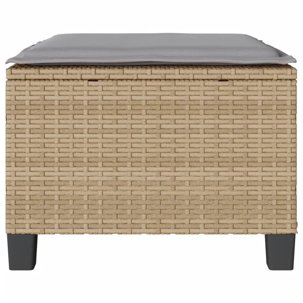 vidaXL Set da Bistrò 3 pz con Cuscini Beige in Polyrattan