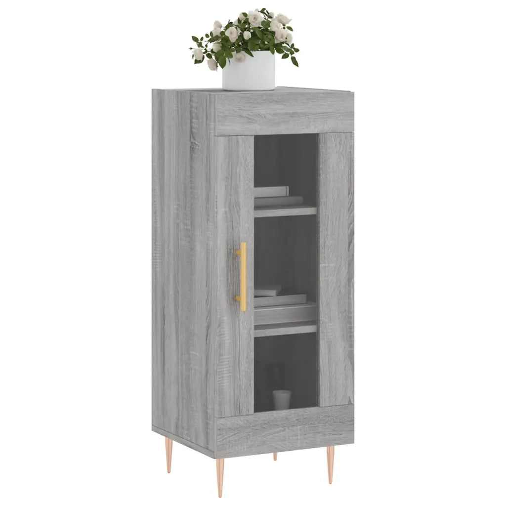 Credenza Grigio Sonoma 34,5x34x90 cm in Legno Multistrato 828786