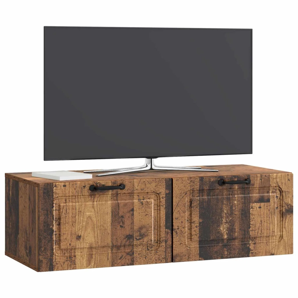 Mobile Porta TV da Muro Legno antico 98 x 41 x 30 cm 899383