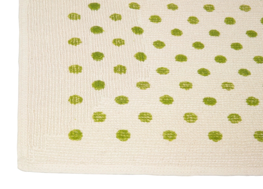Tappeto Casa Bagno Cotone Spugna Morbida Tinta Unita Antiscivolo Sirio Farina - 55x100 - Farina