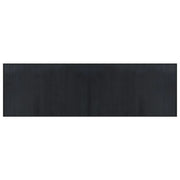 Tappeto del soggiorno | Tappeto Rettangolare Nero 60x200 cm in Bamb¨´