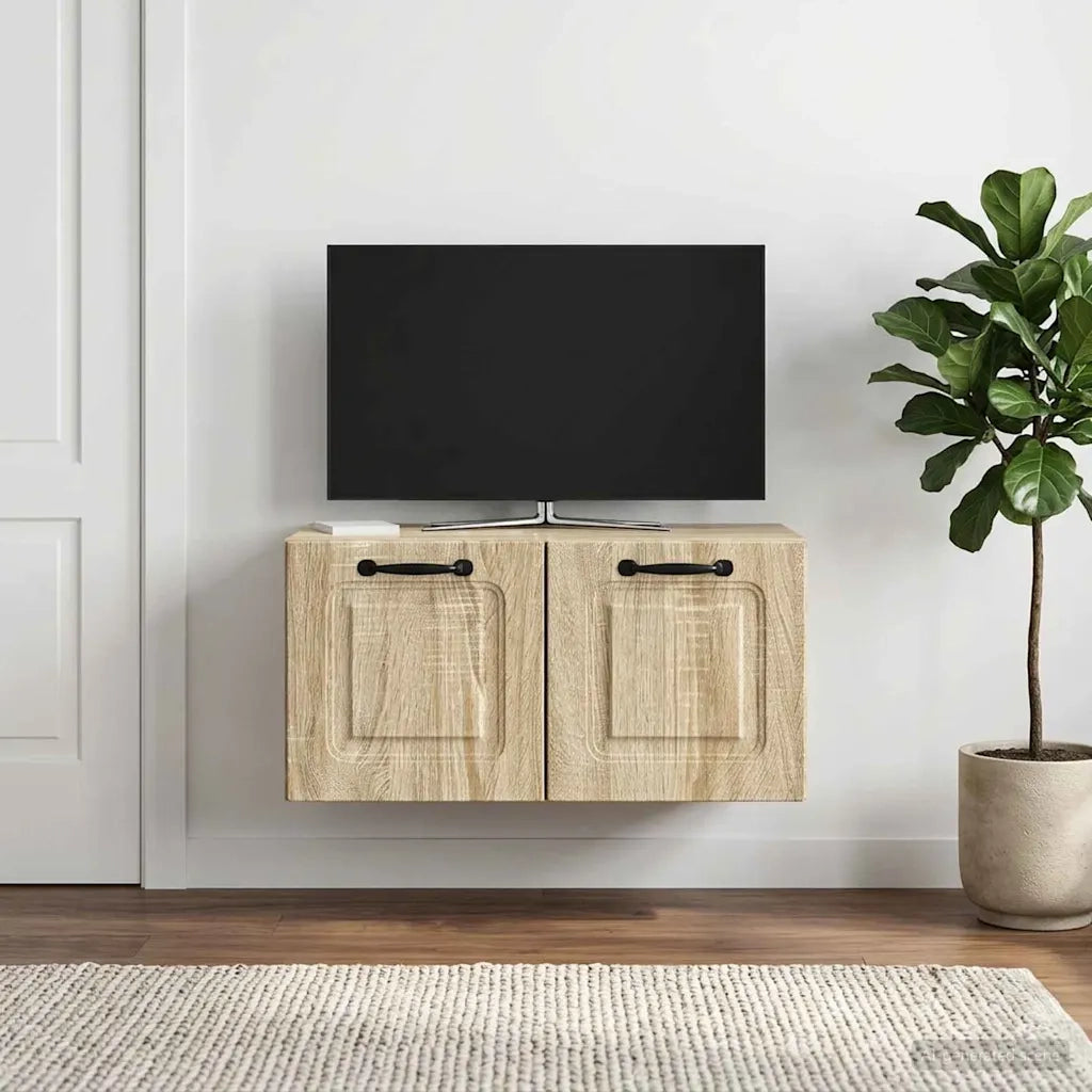 Mobile Porta TV da Muro Rovere Sonoma 59,5 x 31 x 30 cm 899387