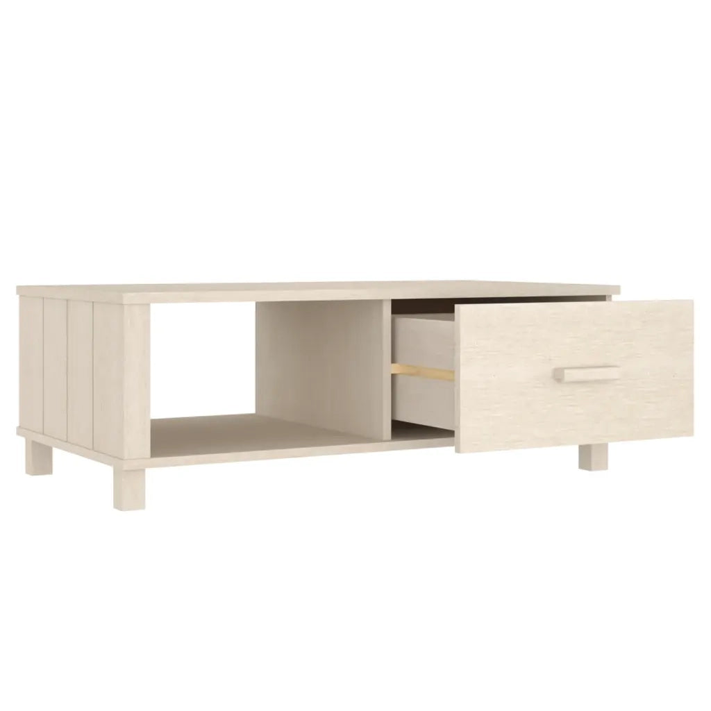 Tavolino-Tavolino da soggiorno-Tavolo HAMAR ambra 100x55x35 cm in Legno Massello di Pino