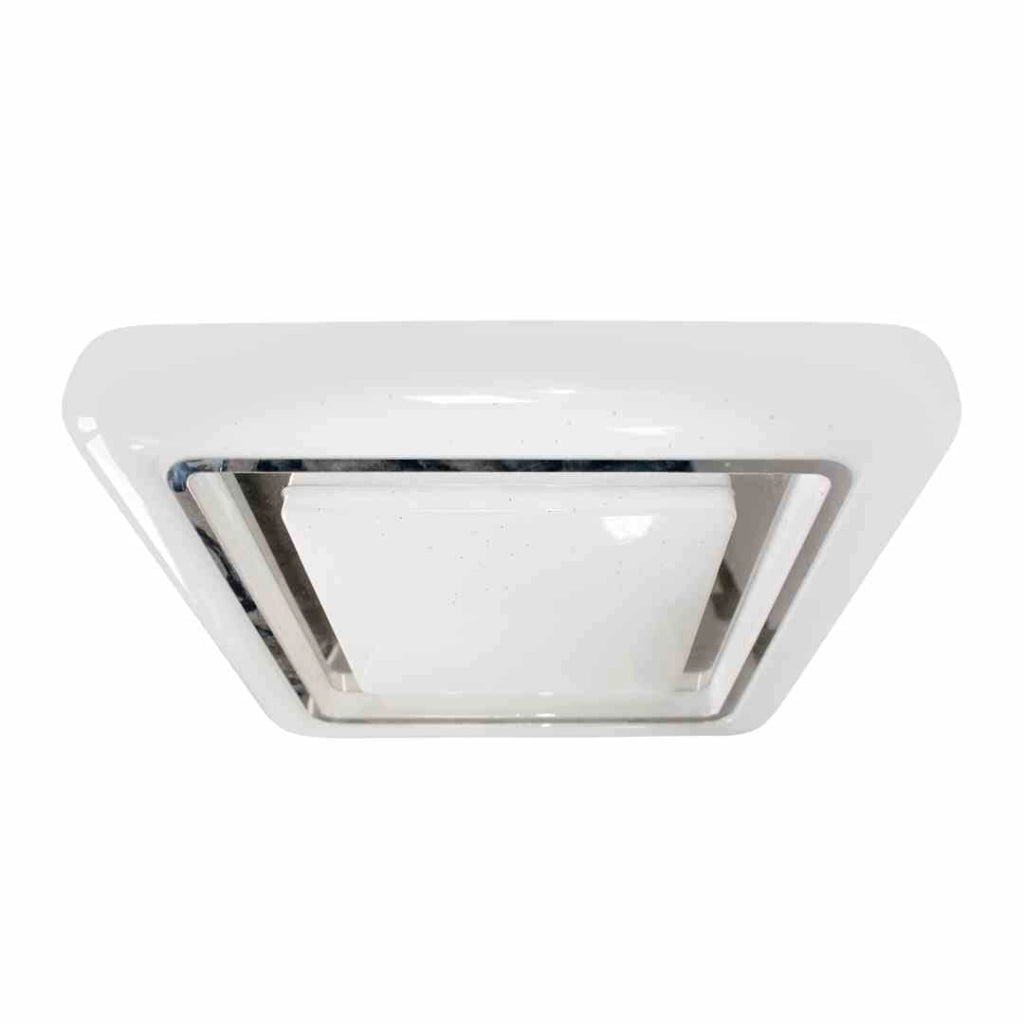 Plafoniera LED Milagro Cameron 38W 43cm cromata dimmer