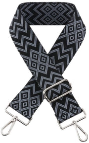 Cinturone Regolabile 75-130 cm - Cintura per Borse - Larghezza 5 cm - Accessori per Borse da Spalla - Fermo in Argento - Corda di Cotone - Cintura per Borsa